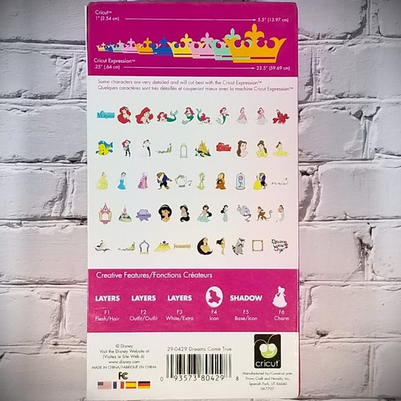 CRICUT - Disney Princess - Dreams Come True - Provo Craft 2007 - Picture 4 of 4